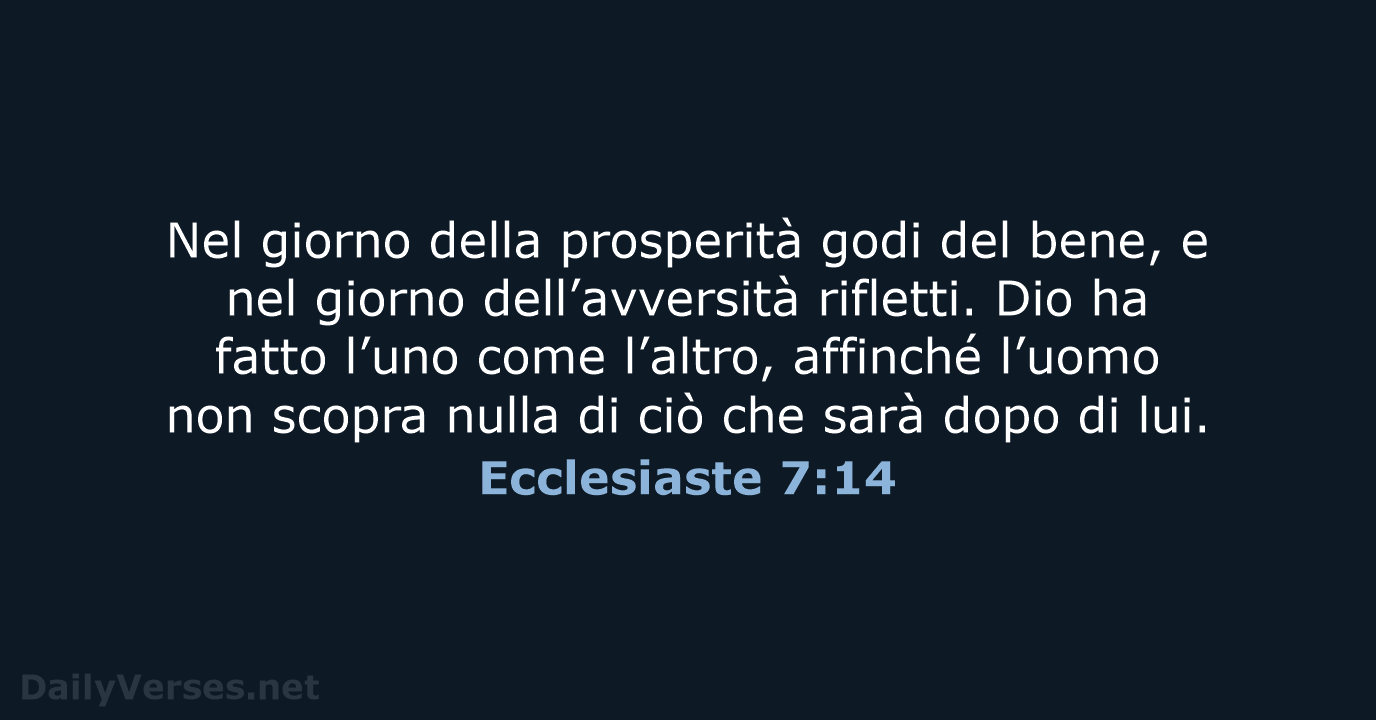 Ecclesiaste 7:14 - NR06