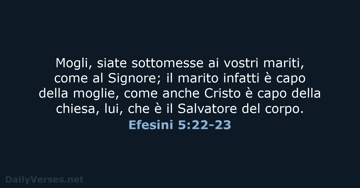 Efesini 5:22-23 - NR06