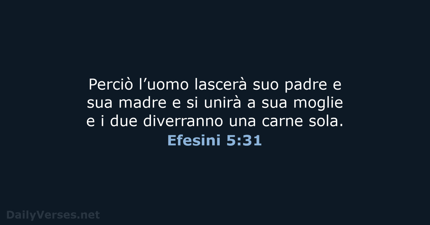 Efesini 5:31 - NR06
