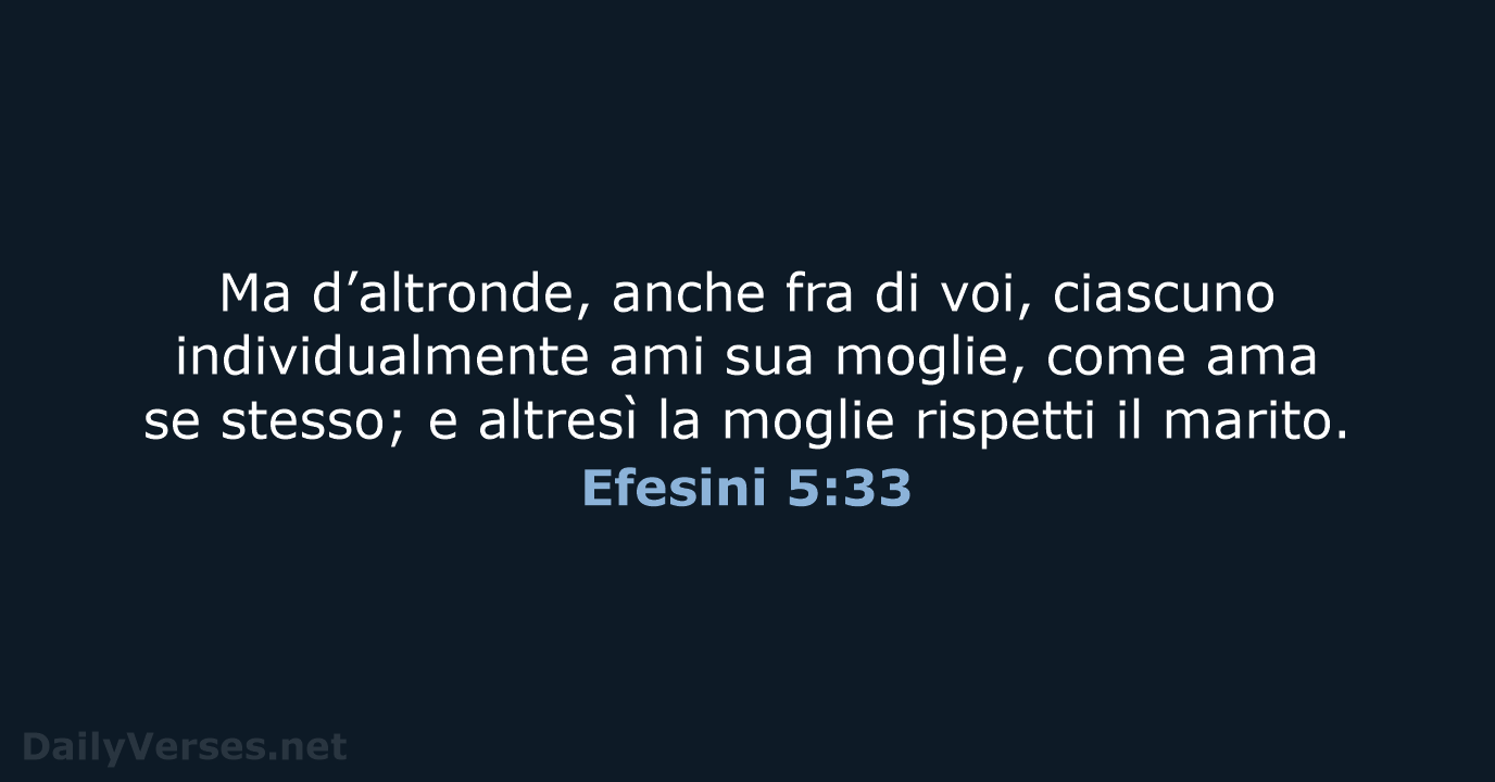 Efesini 5:33 - NR06