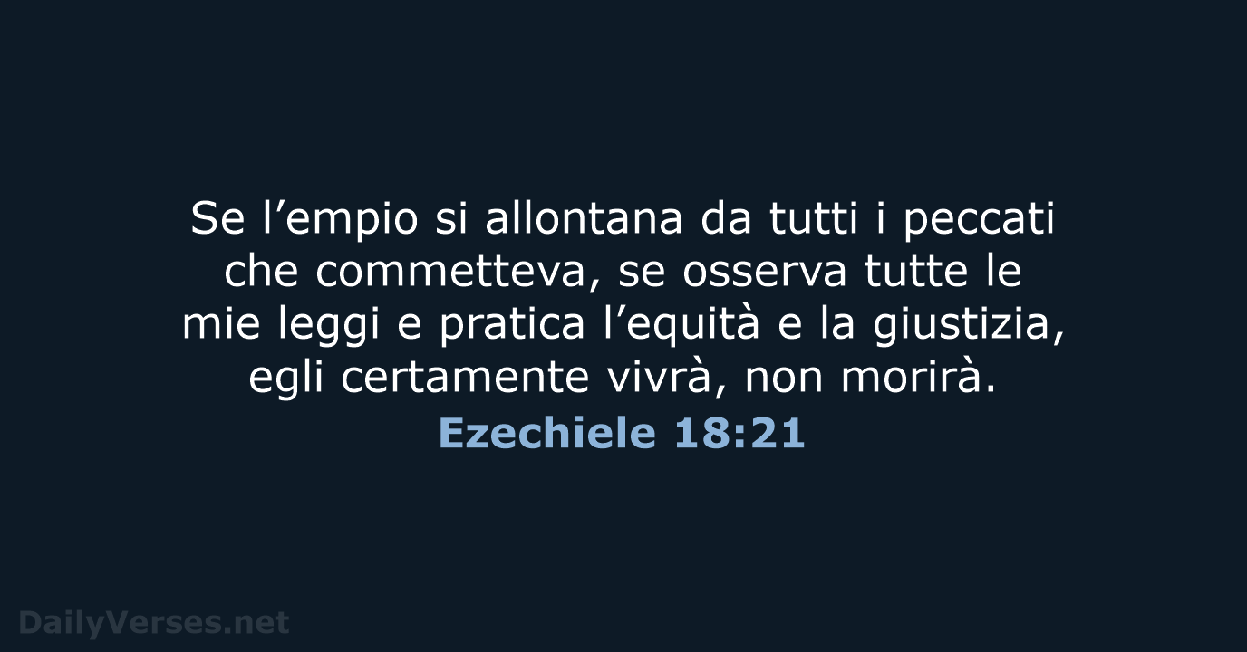 Ezechiele 18:21 - NR06