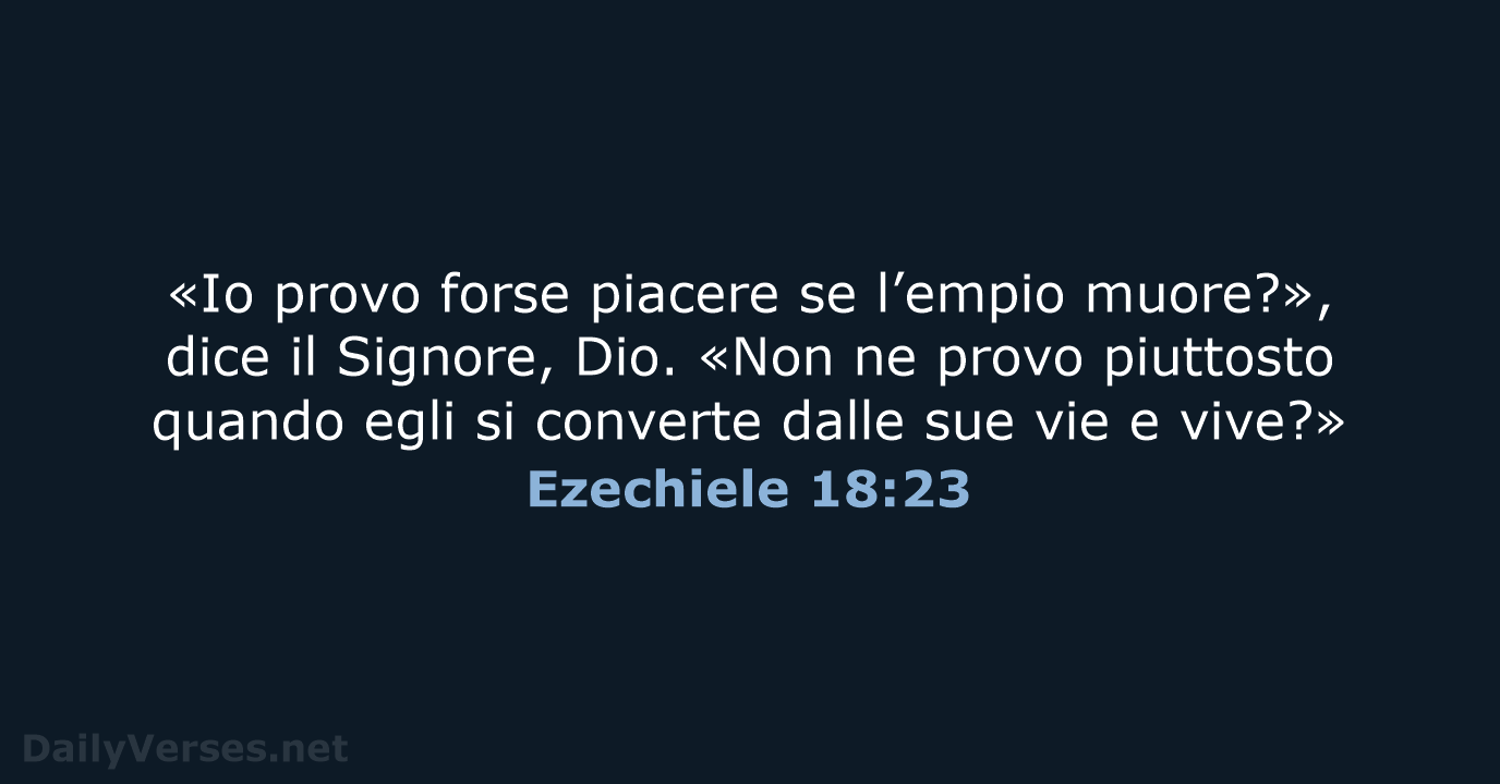 Ezechiele 18:23 - NR06