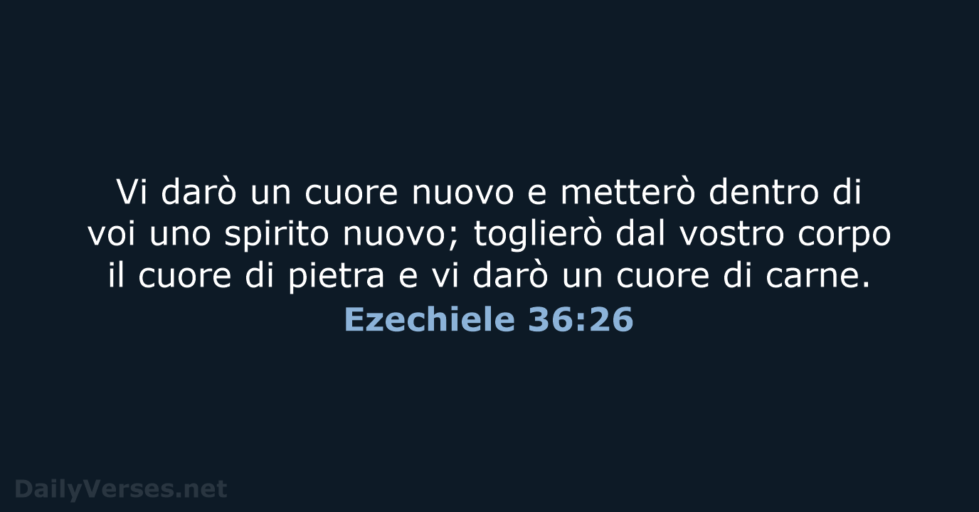 Ezechiele 36:26 - NR06