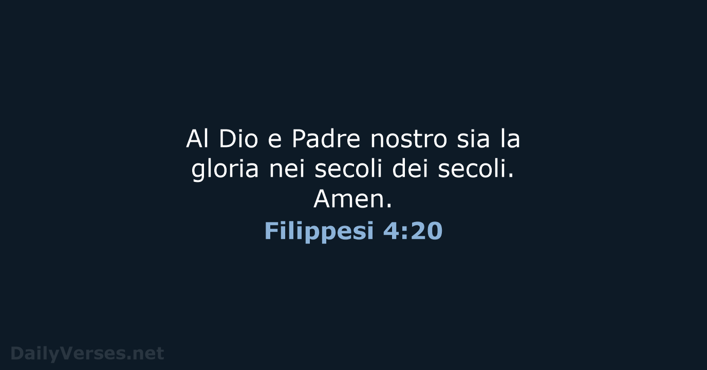 Filippesi 4:20 - NR06
