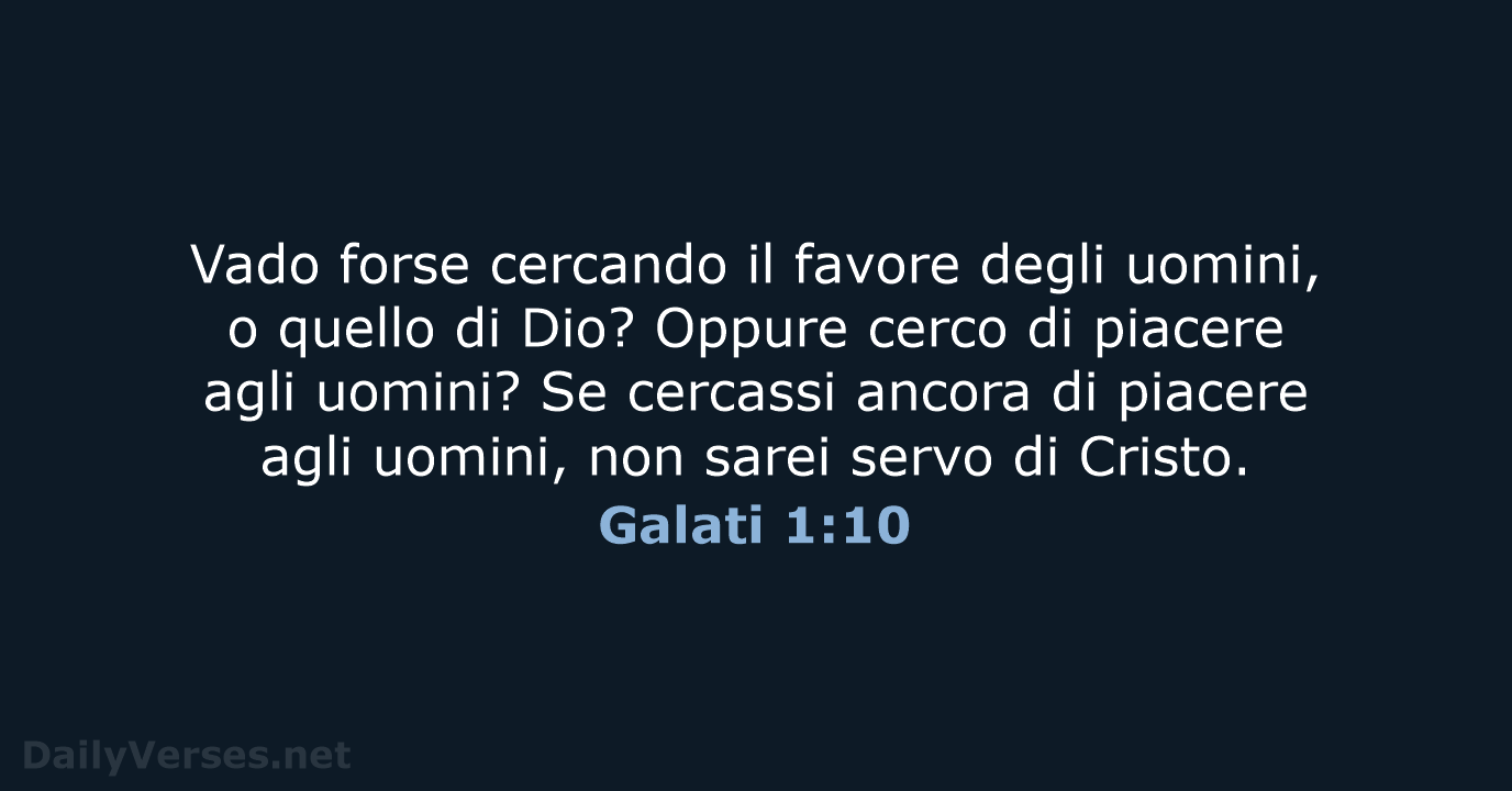 Galati 1:10 - NR06