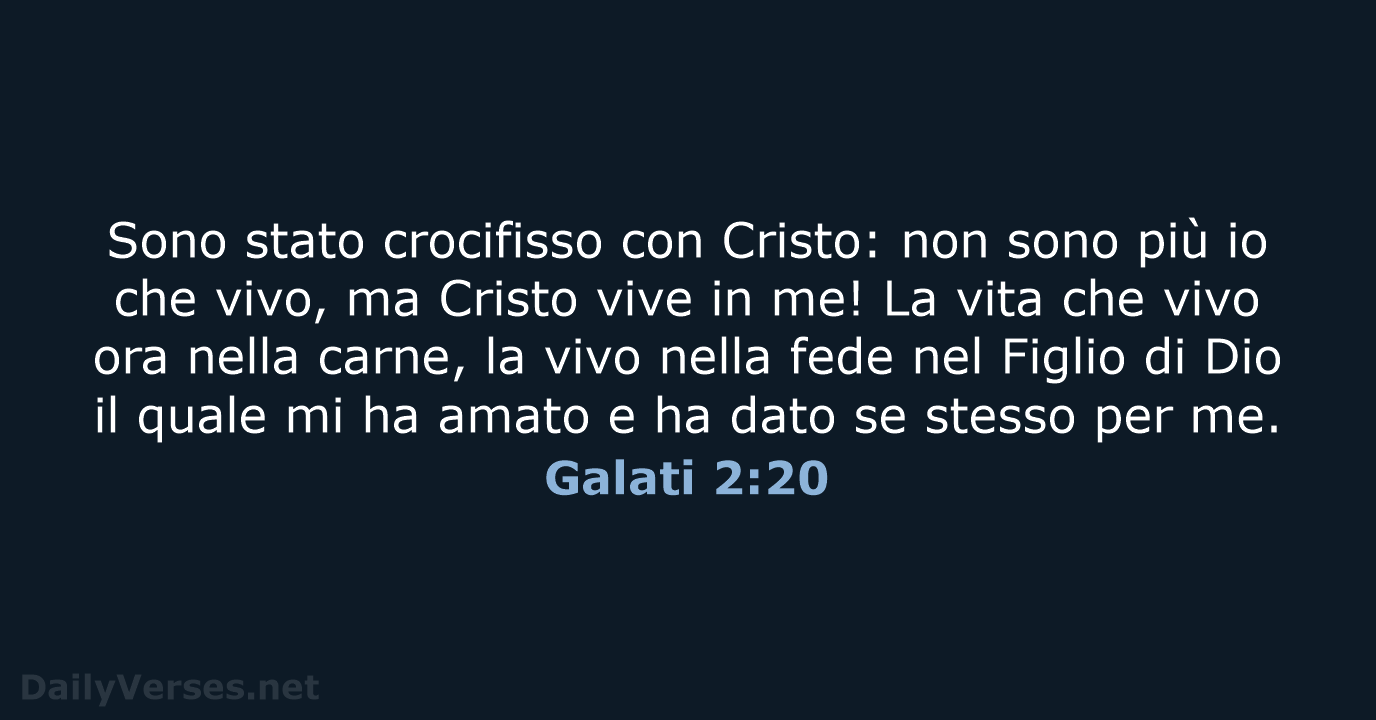 Galati 2:20 - NR06