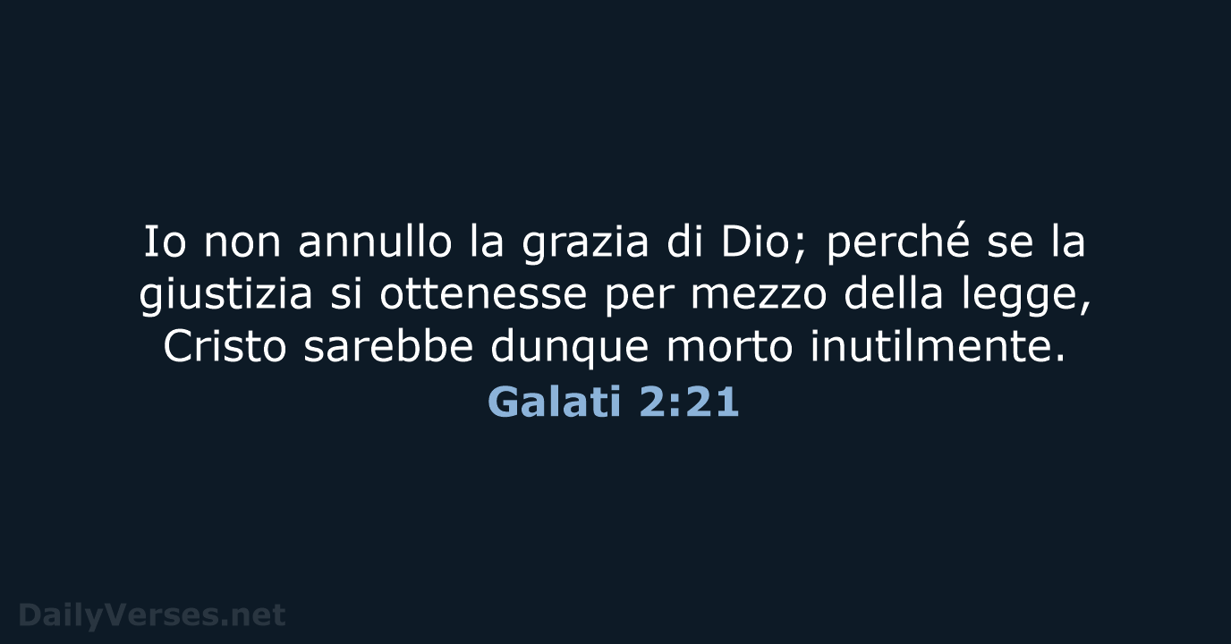 Galati 2:21 - NR06