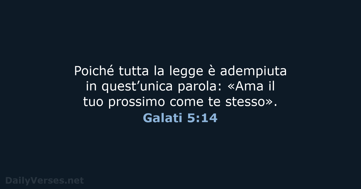 Galati 5:14 - NR06