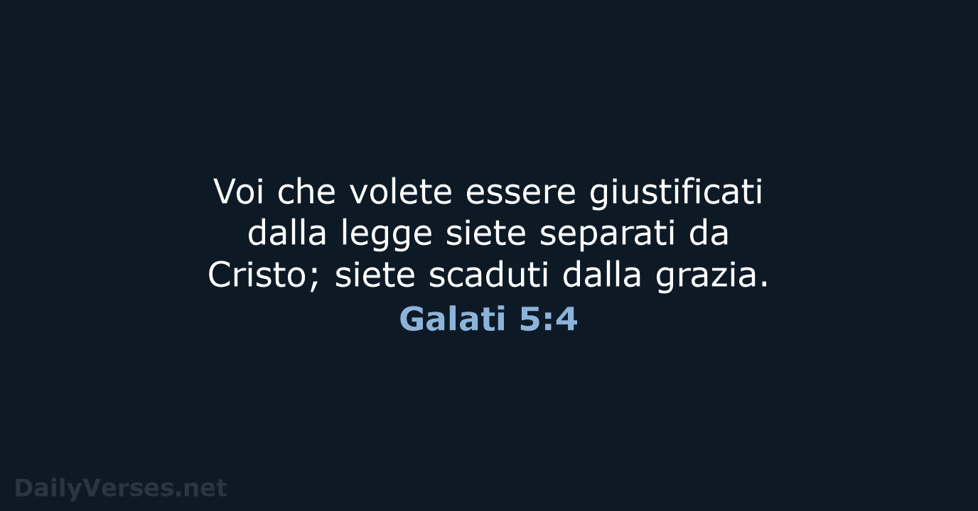 Galati 5:4 - NR06