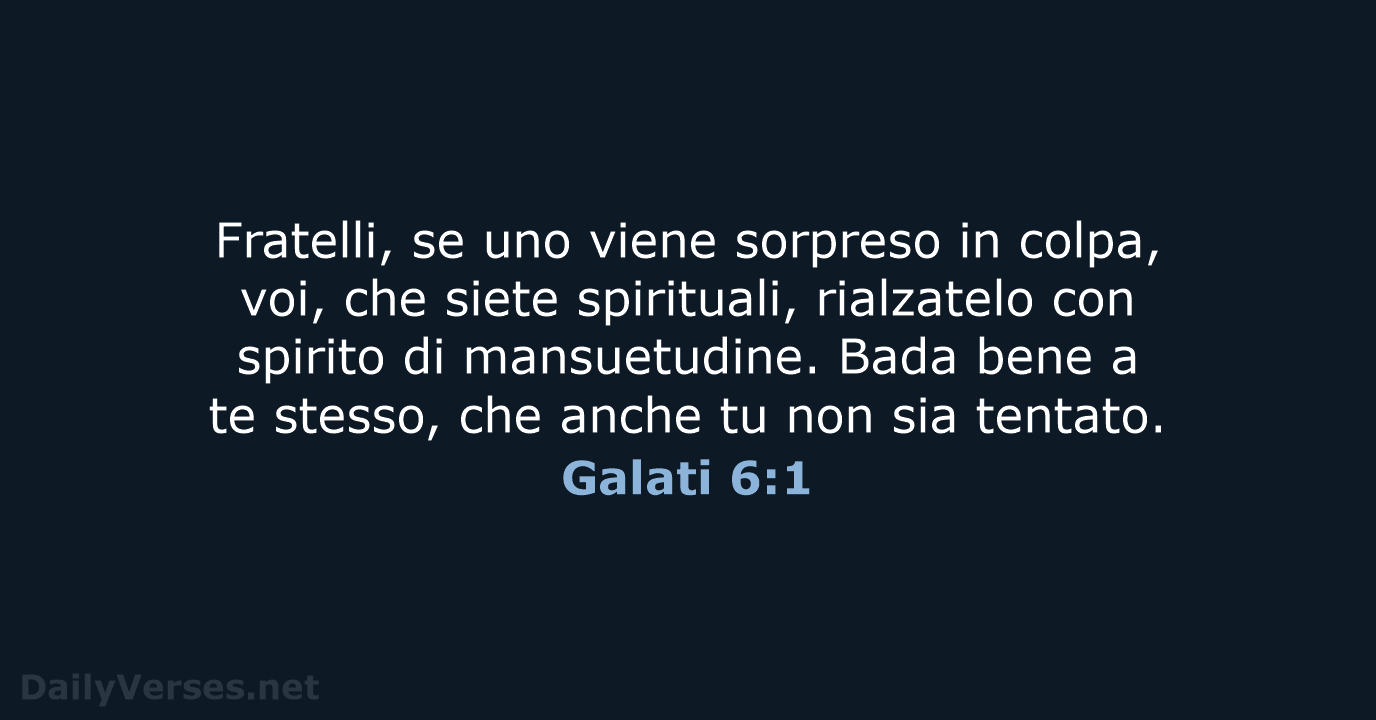 Galati 6:1 - NR06