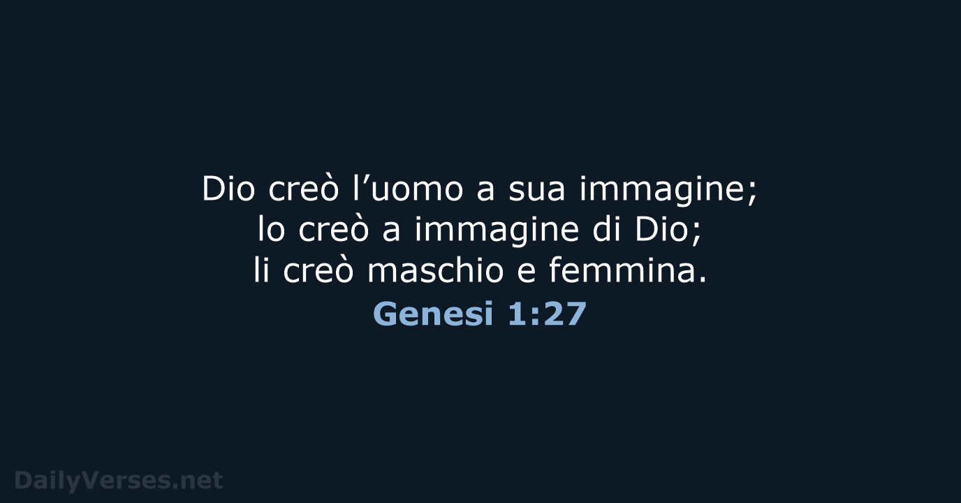 Genesi 1:27 - NR06
