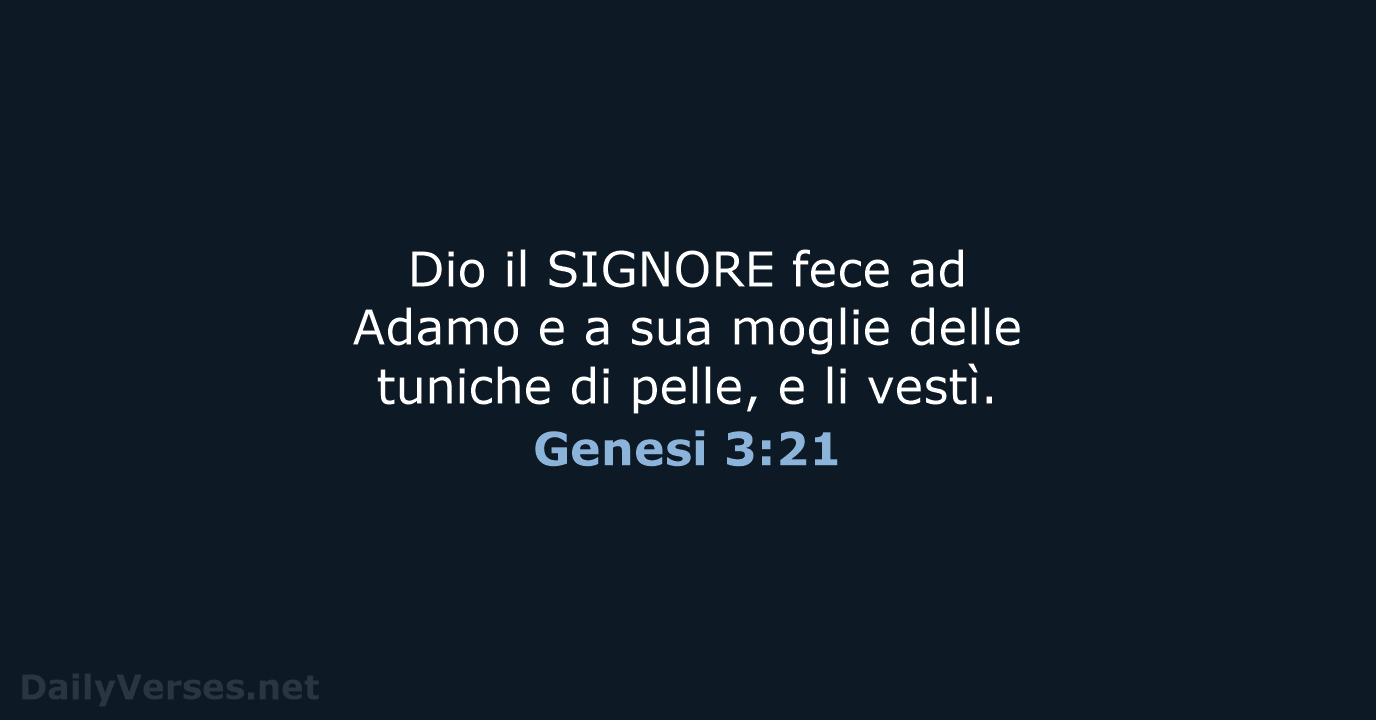 Genesi 3:21 - NR06