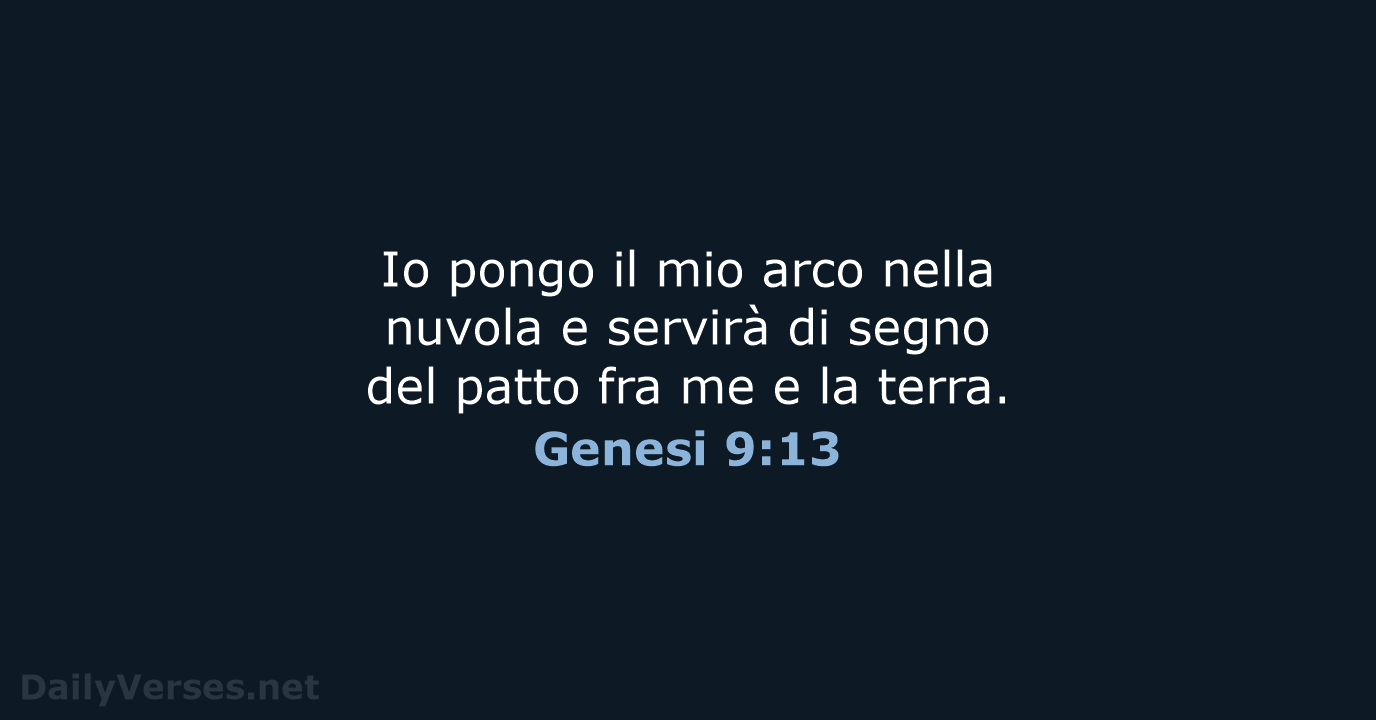 Genesi 9:13 - NR06