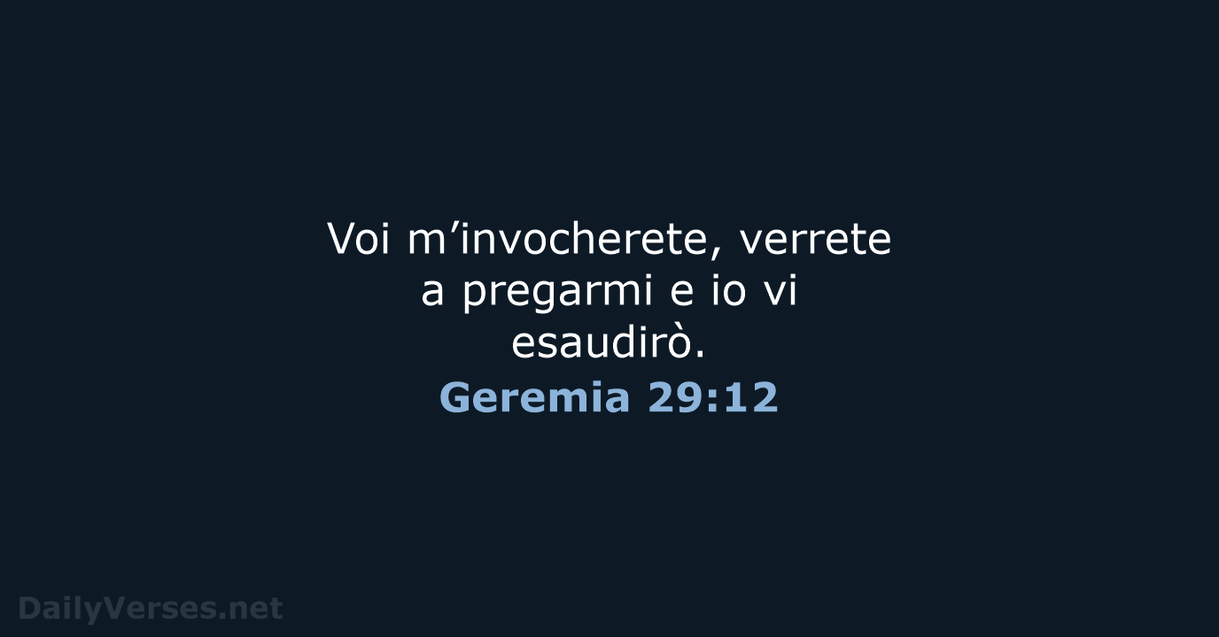 Geremia 29:12 - NR06