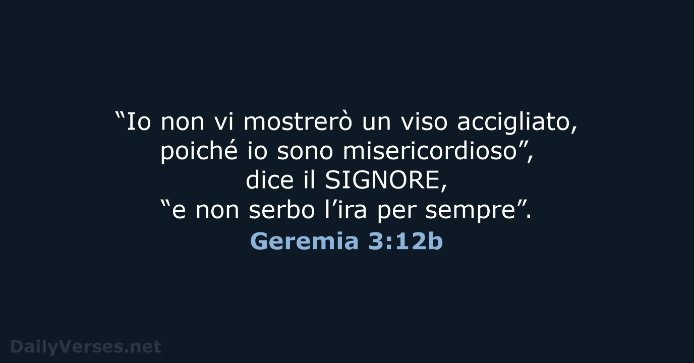 Geremia 3:12b - NR06