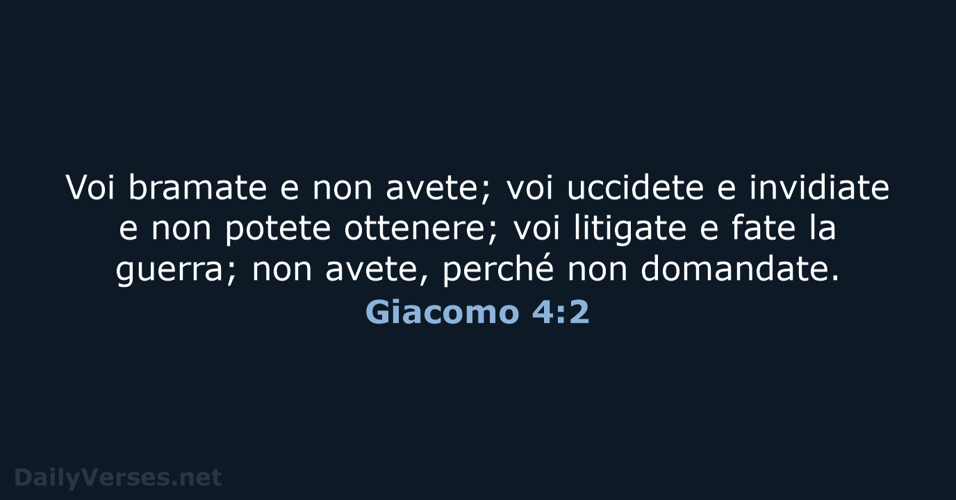 Giacomo 4:2 - NR06
