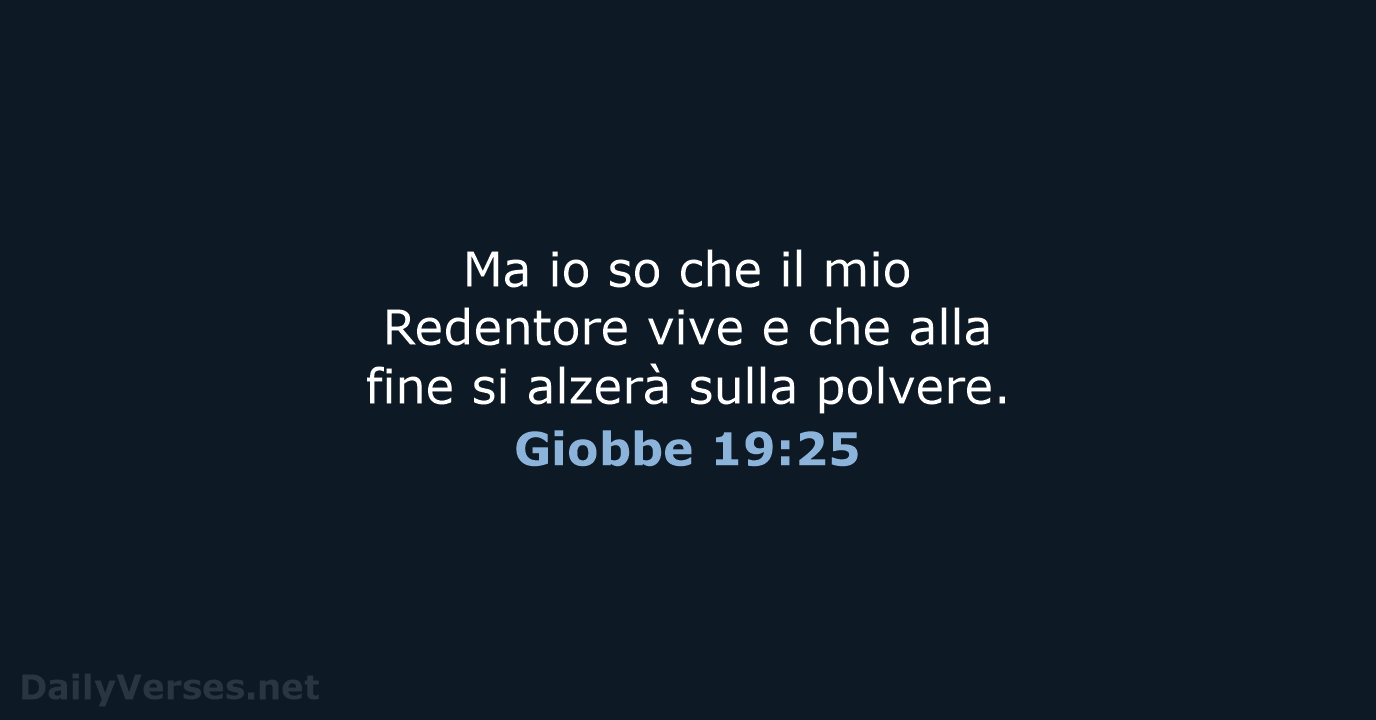 Giobbe 19:25 - NR06