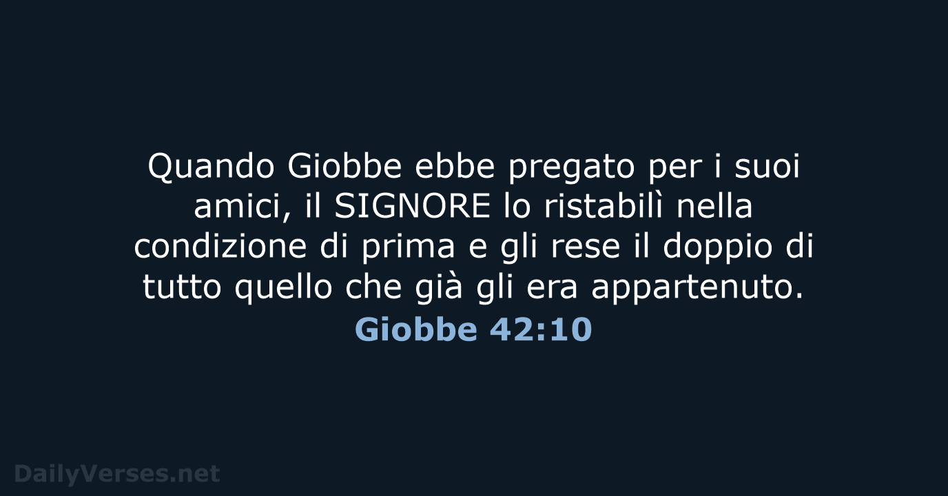 Giobbe 42:10 - NR06