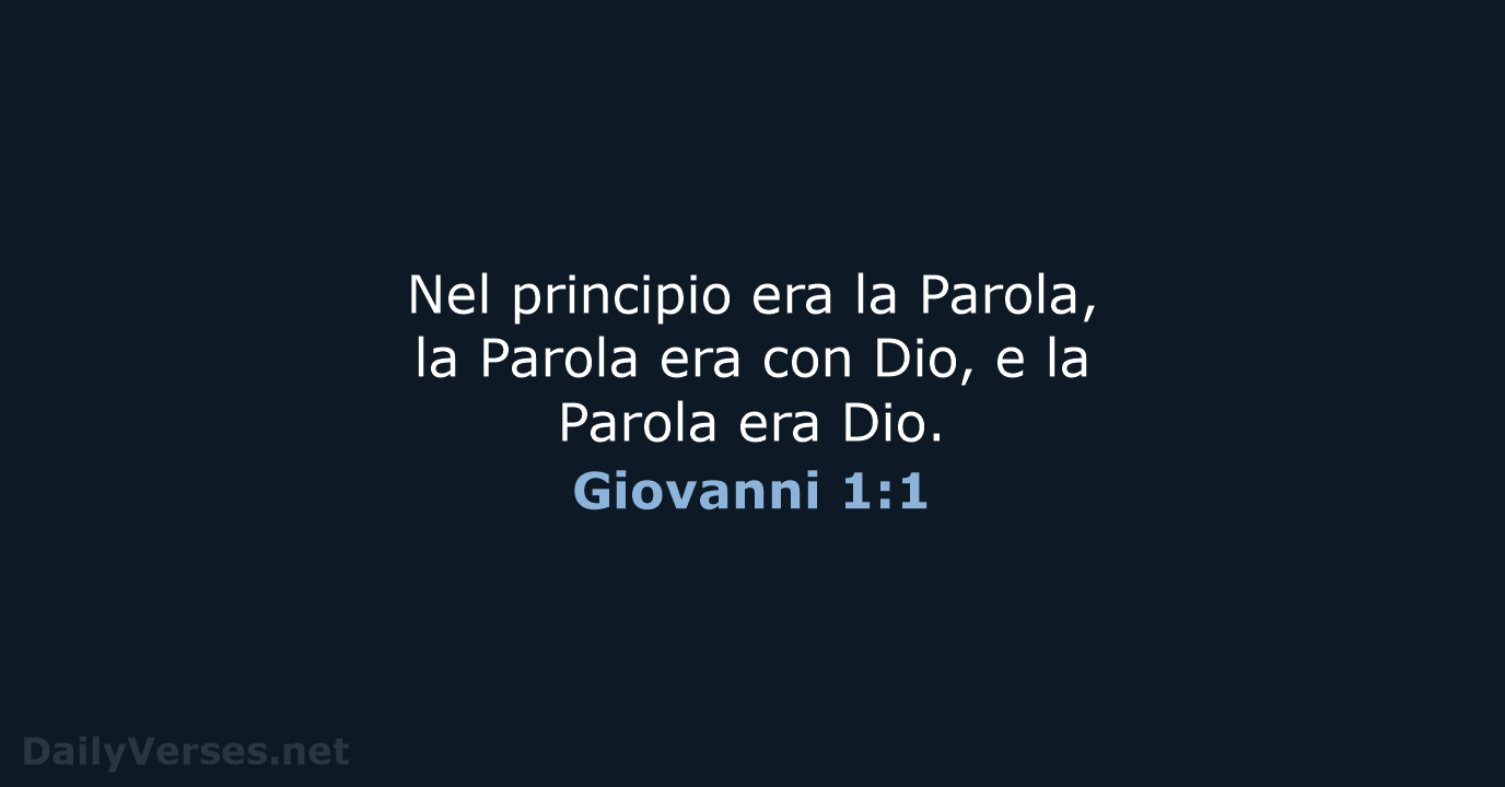 Giovanni 1:1 - NR06