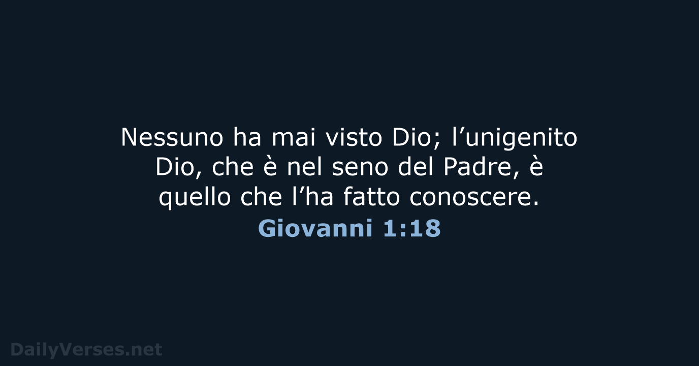 Giovanni 1:18 - NR06