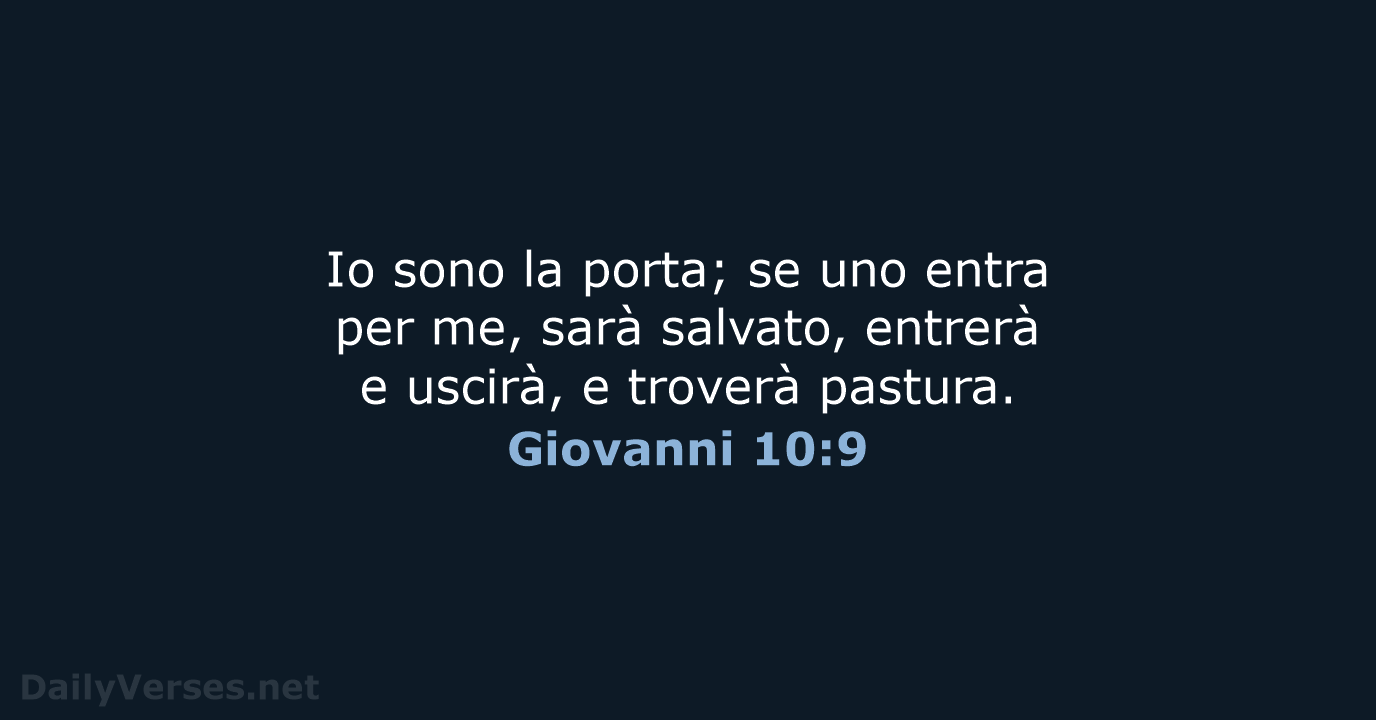 Giovanni 10:9 - NR06