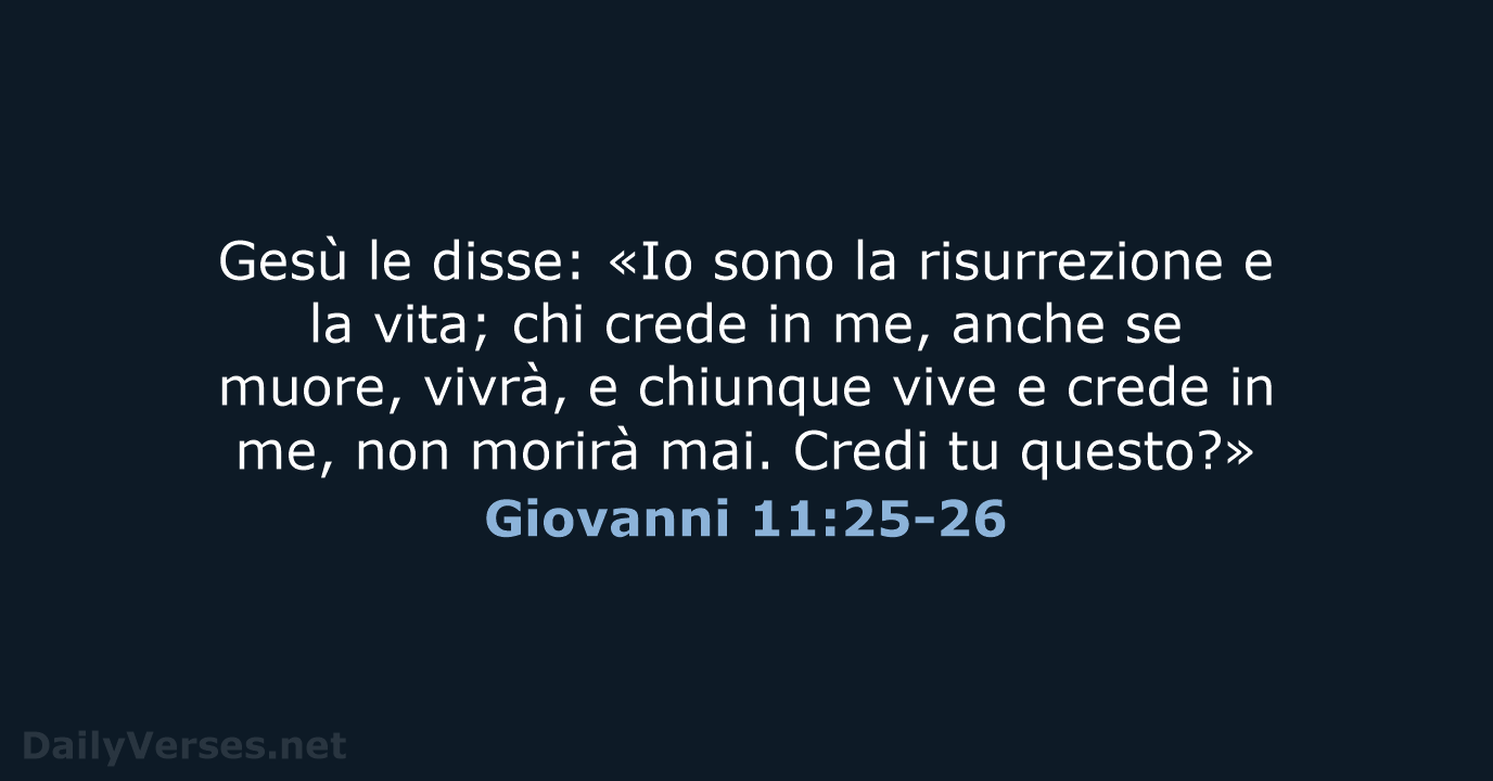 Giovanni 11:25-26 - NR06