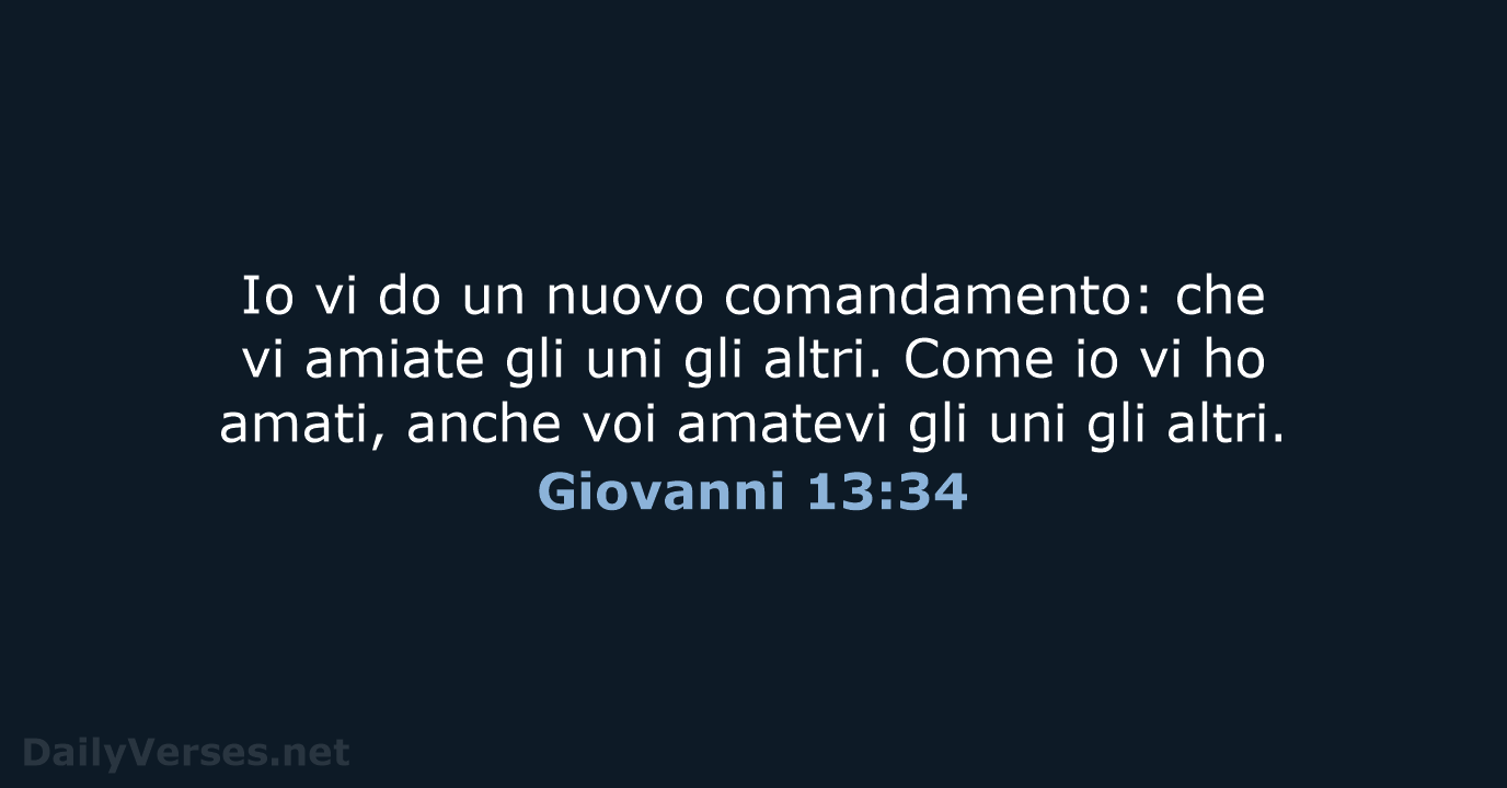 Giovanni 13:34 - NR06