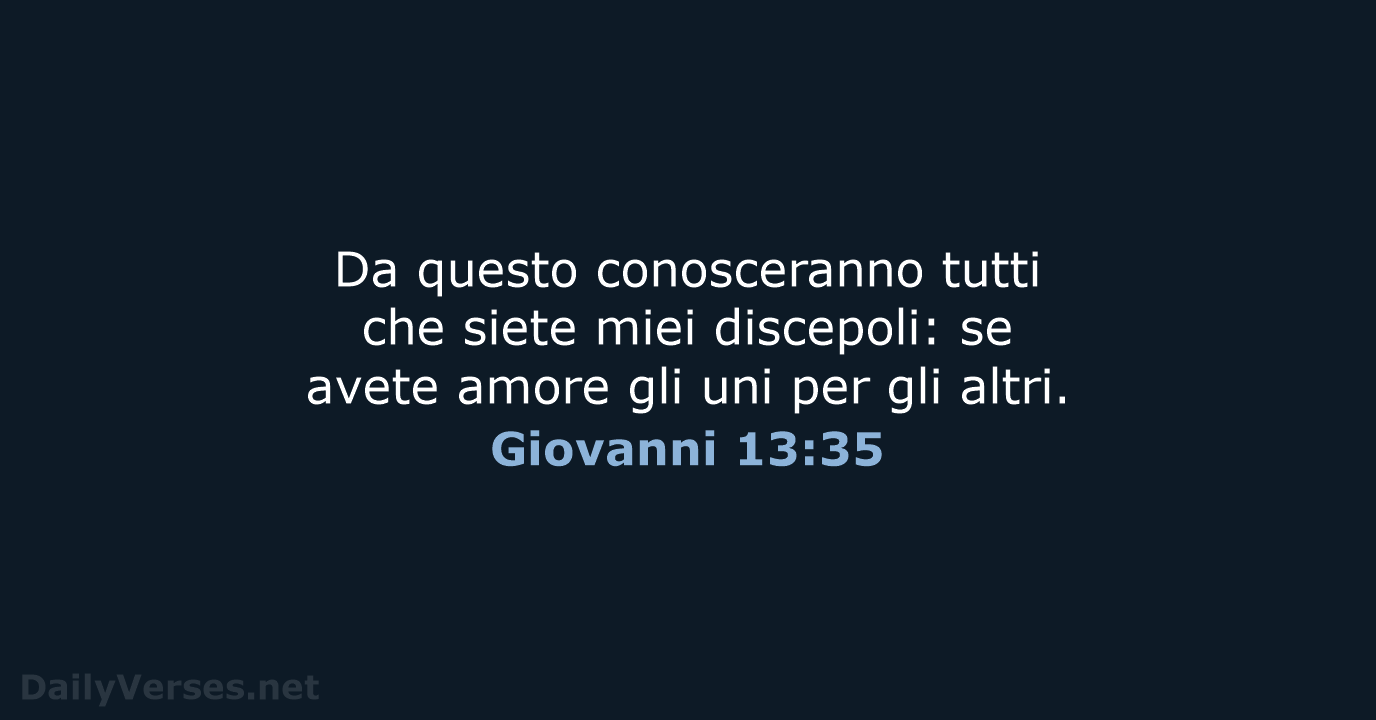Giovanni 13:35 - NR06