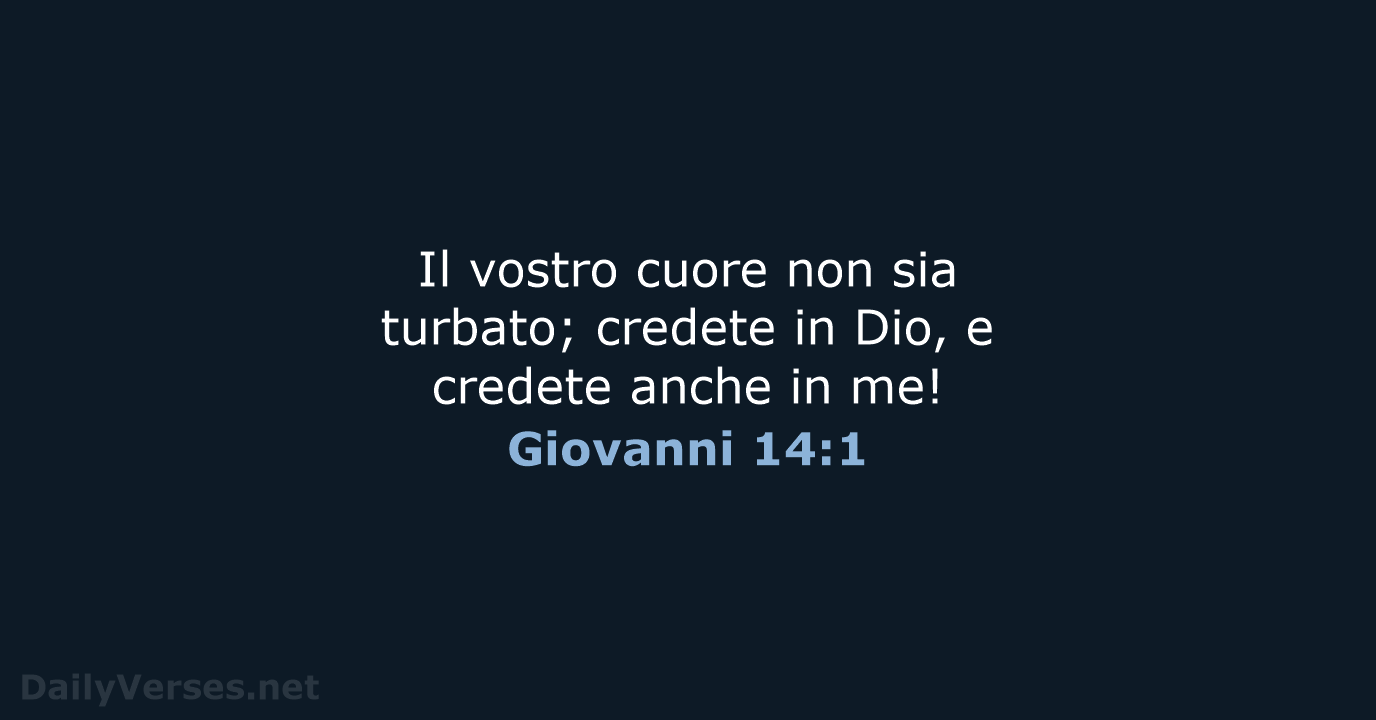 Giovanni 14:1 - NR06