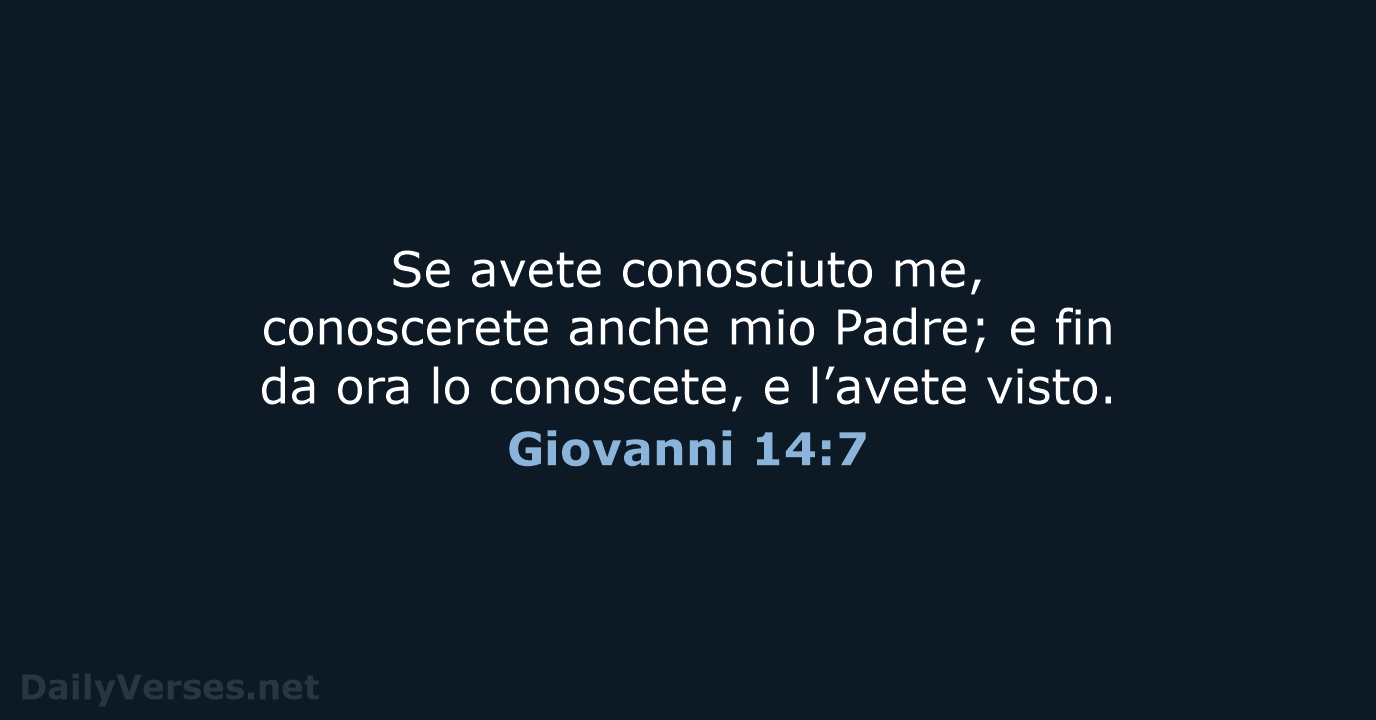Giovanni 14:7 - NR06