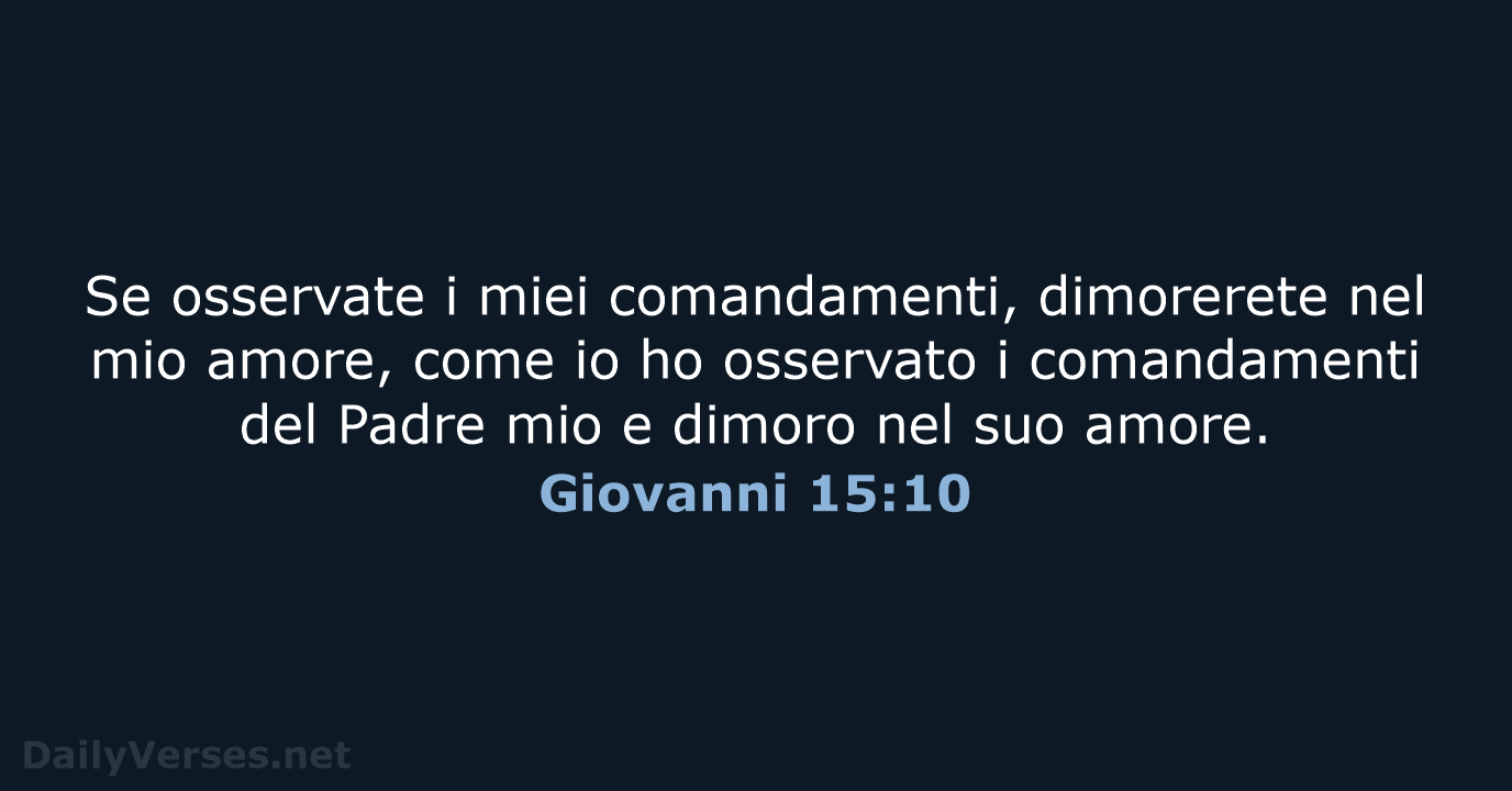 Giovanni 15:10 - NR06