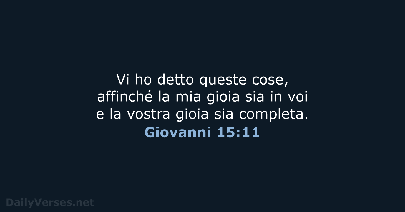 Giovanni 15:11 - NR06