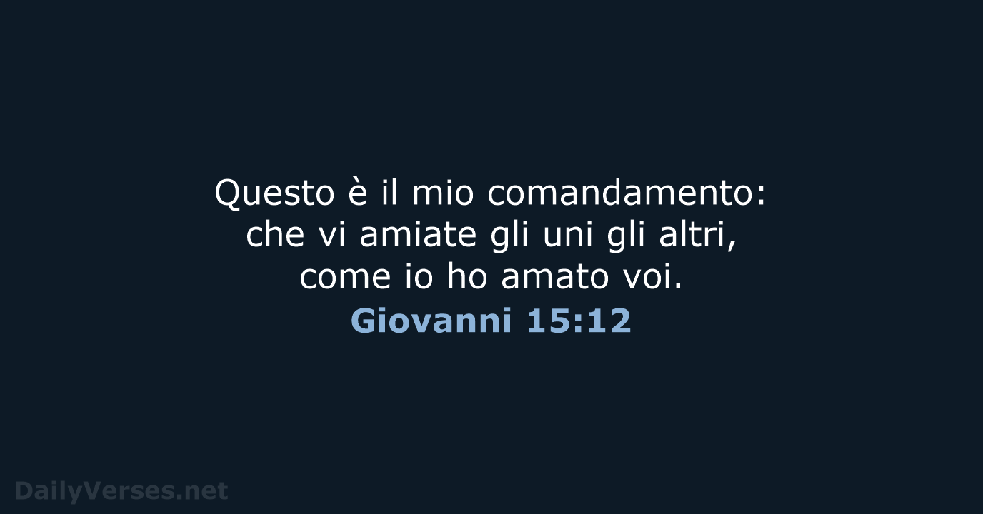Giovanni 15:12 - NR06