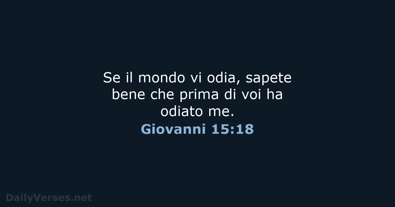 Giovanni 15:18 - NR06