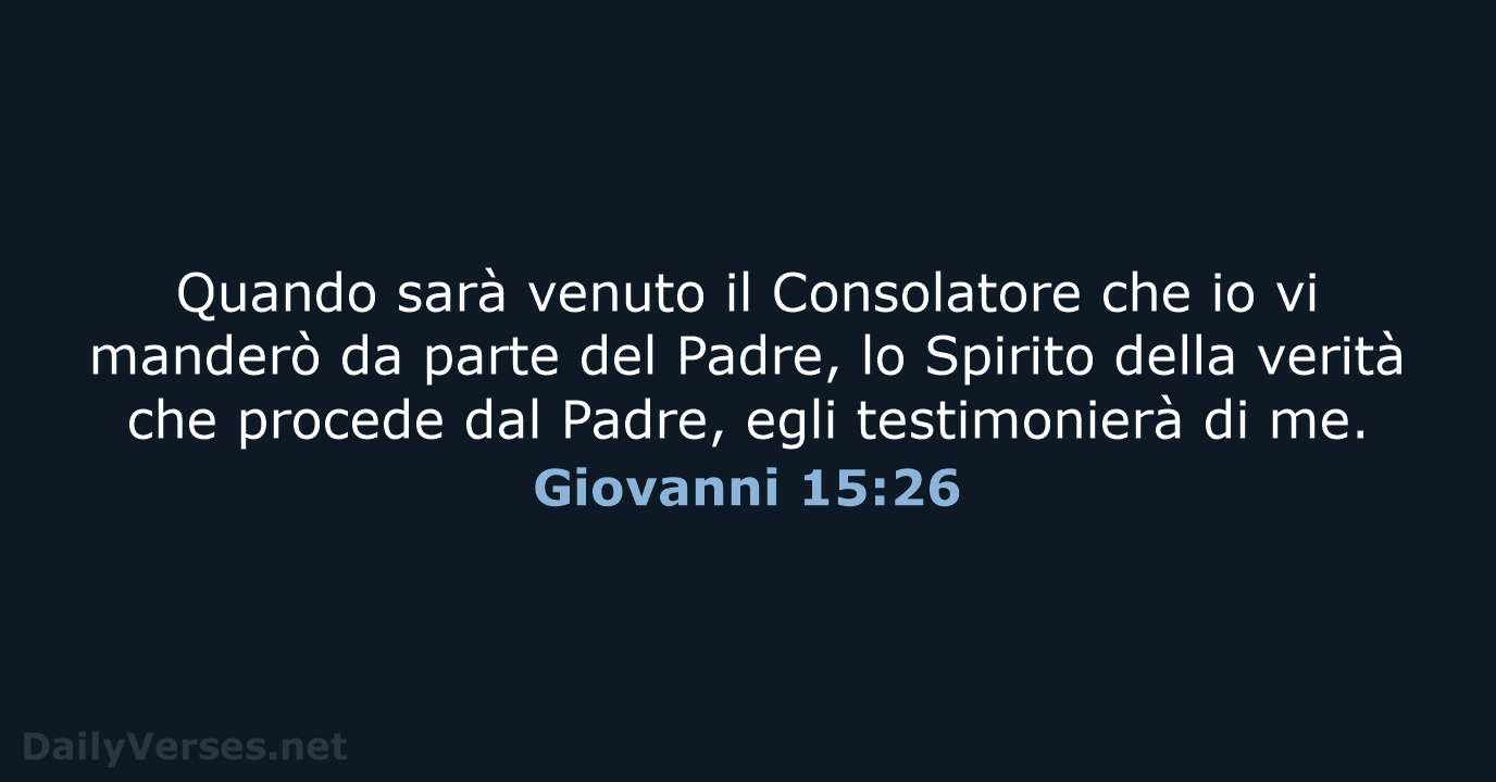 Giovanni 15:26 - NR06