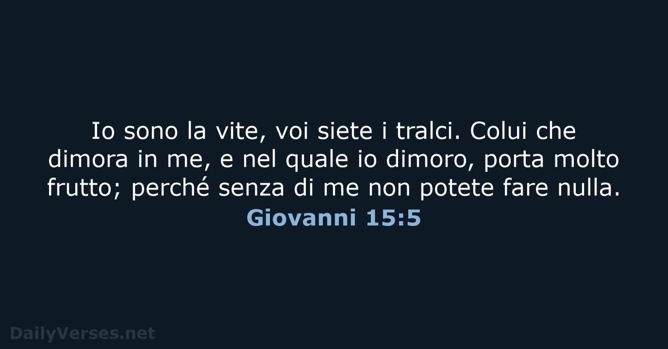 Giovanni 15:5 - NR06