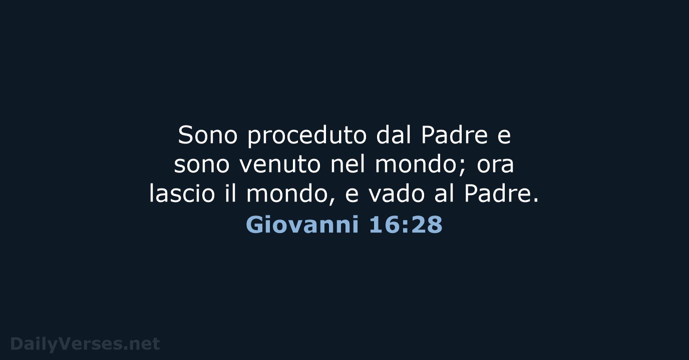 Giovanni 16:28 - NR06