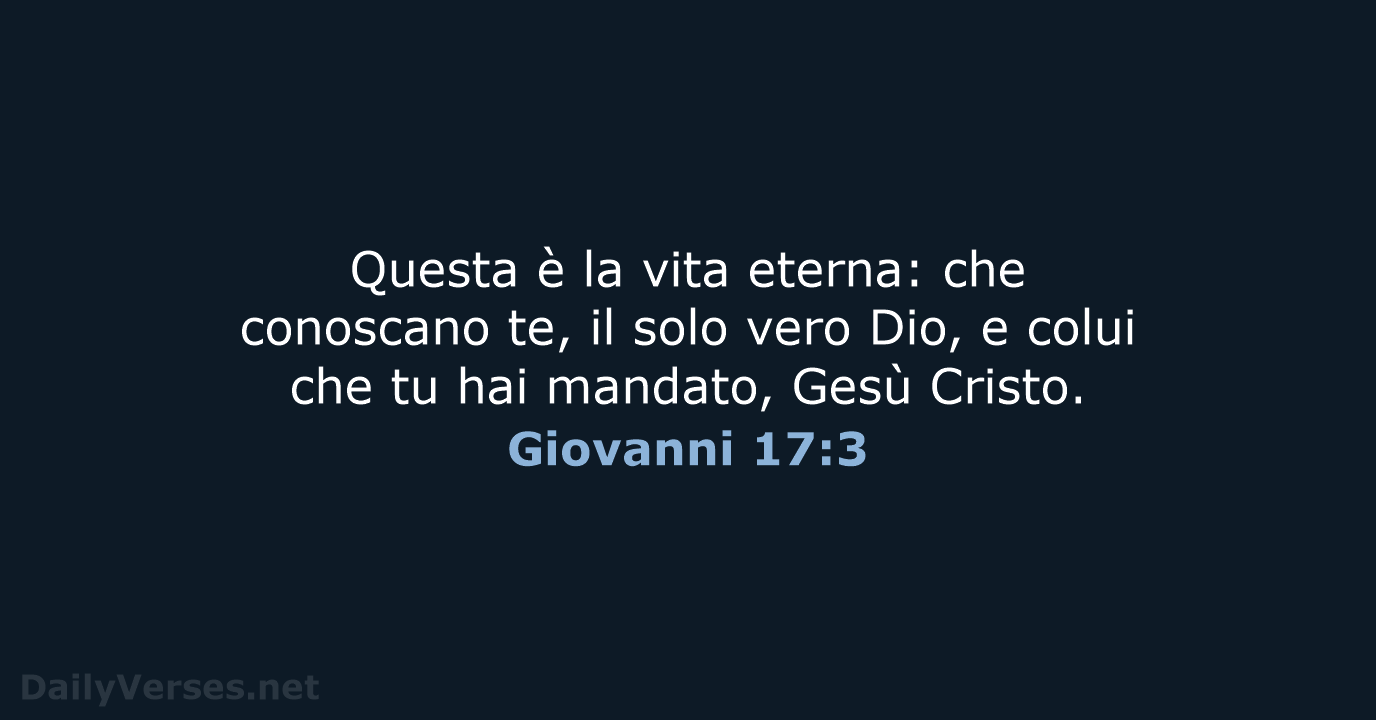 Giovanni 17:3 - NR06