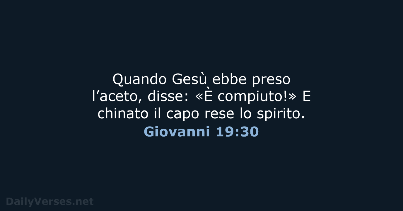 Giovanni 19:30 - NR06