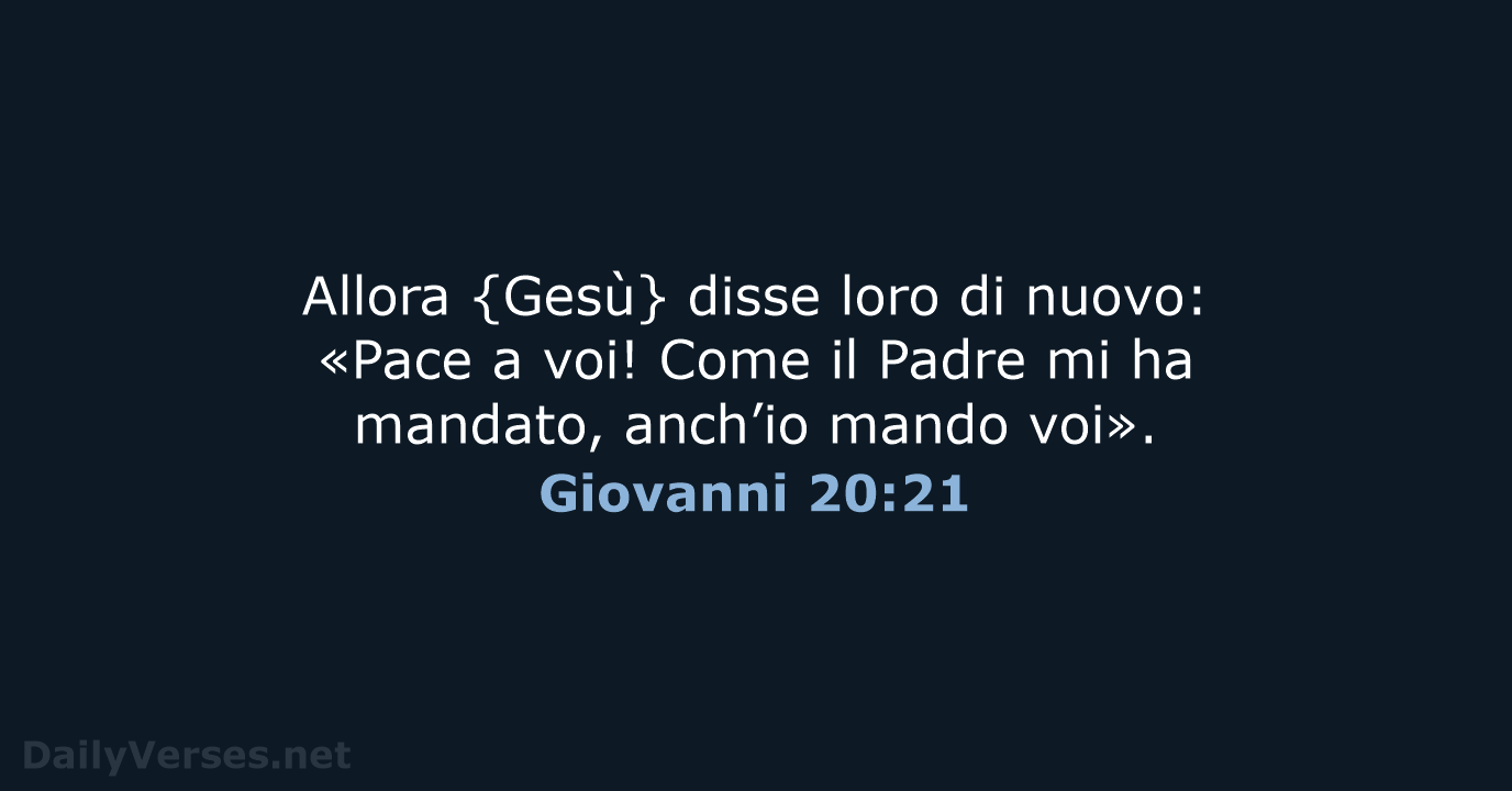 Giovanni 20:21 - NR06