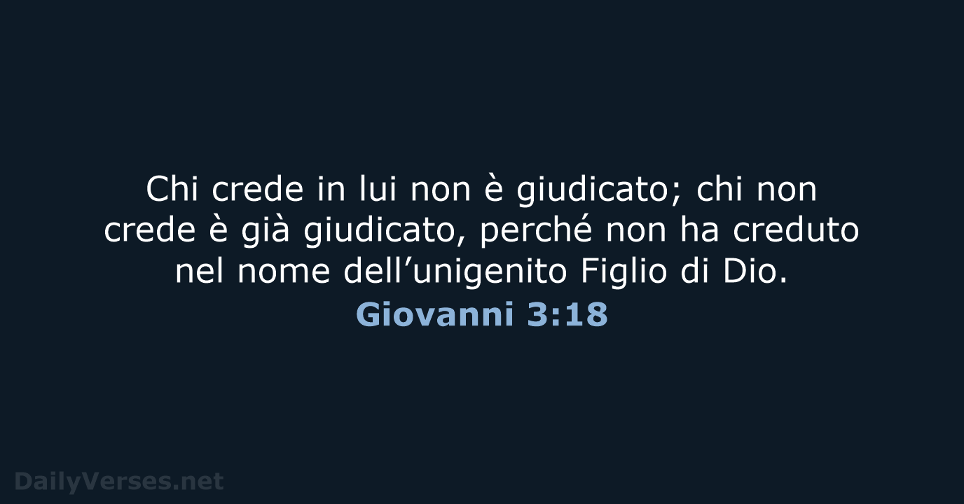 Giovanni 3:18 - NR06