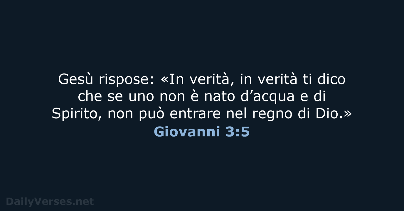 Giovanni 3:5 - NR06