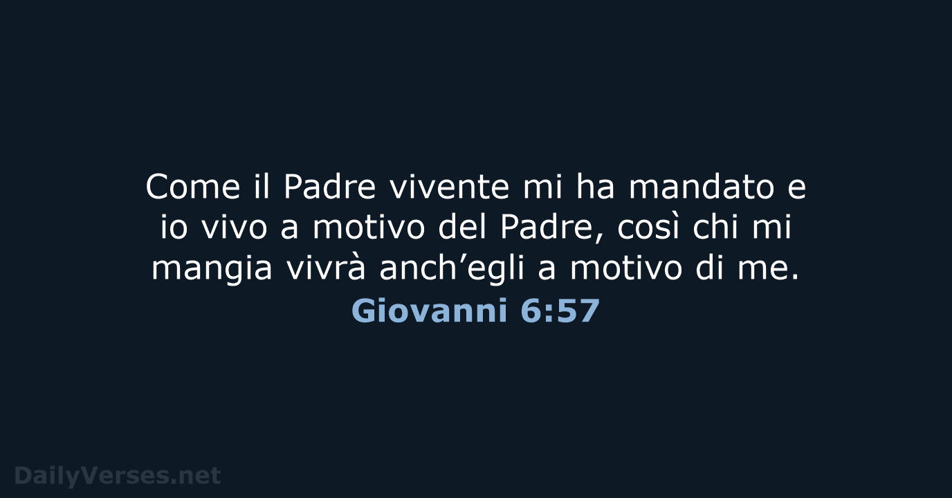 Giovanni 6:57 - NR06