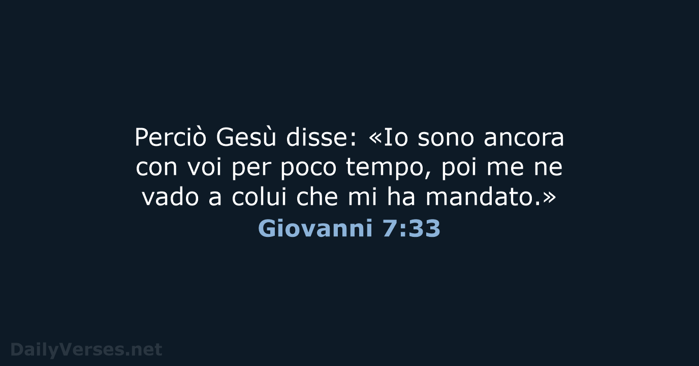 Giovanni 7:33 - NR06