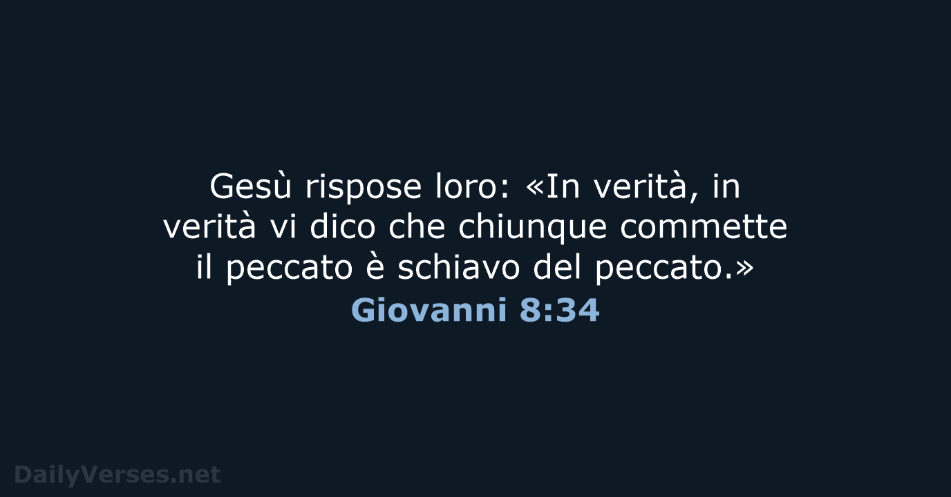 Giovanni 8:34 - NR06