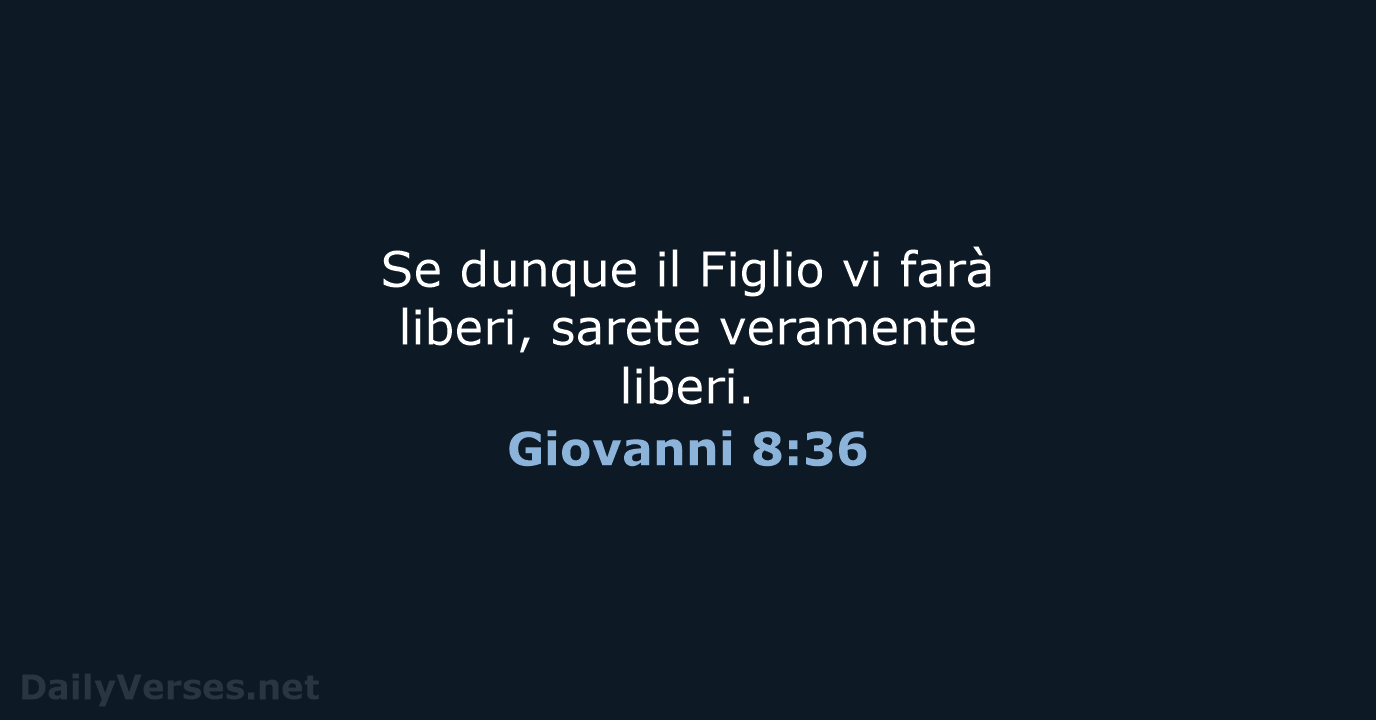 Giovanni 8:36 - NR06