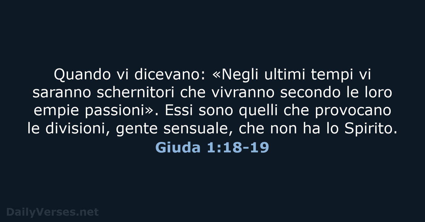 Giuda 1:18-19 - NR06