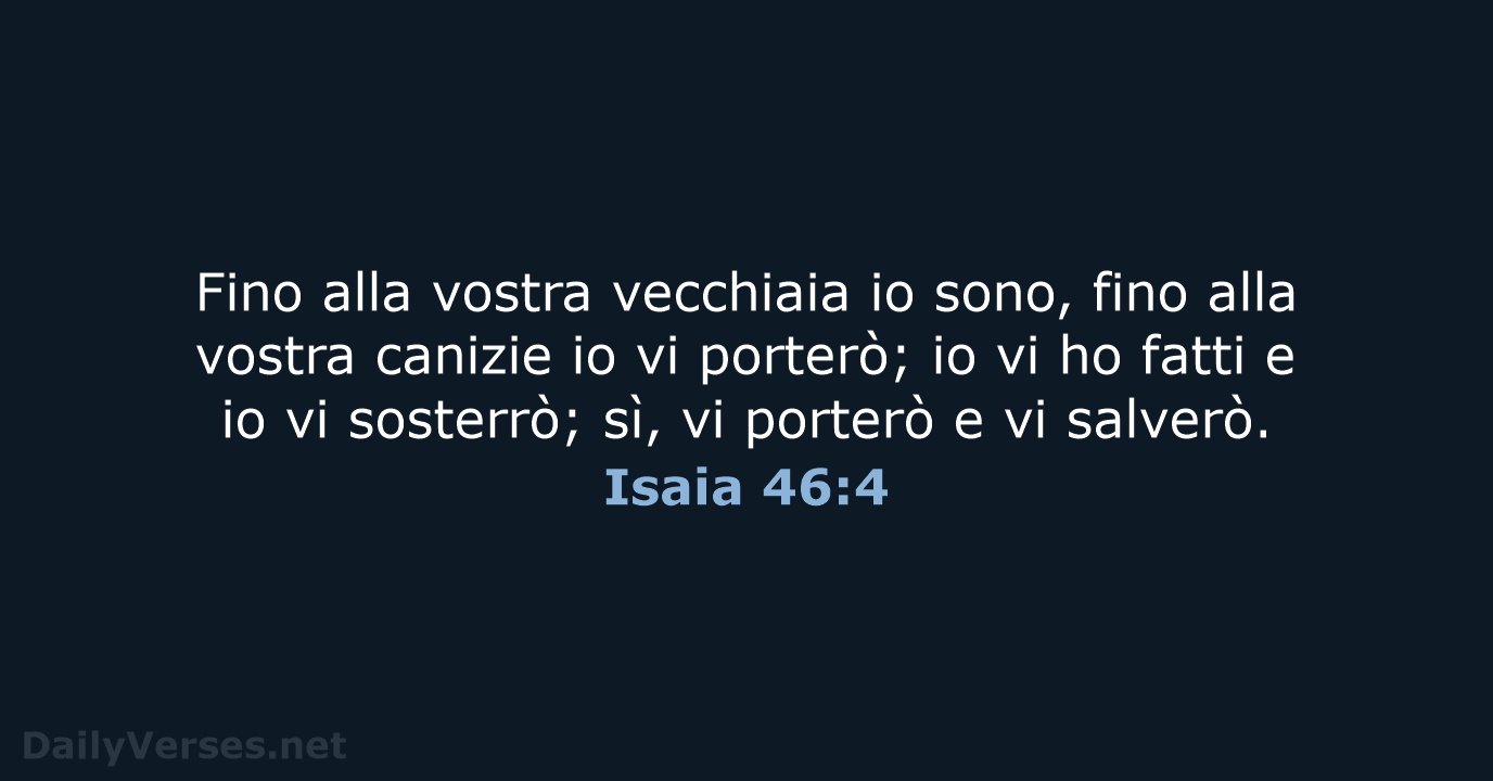 Isaia 46:4 - NR06