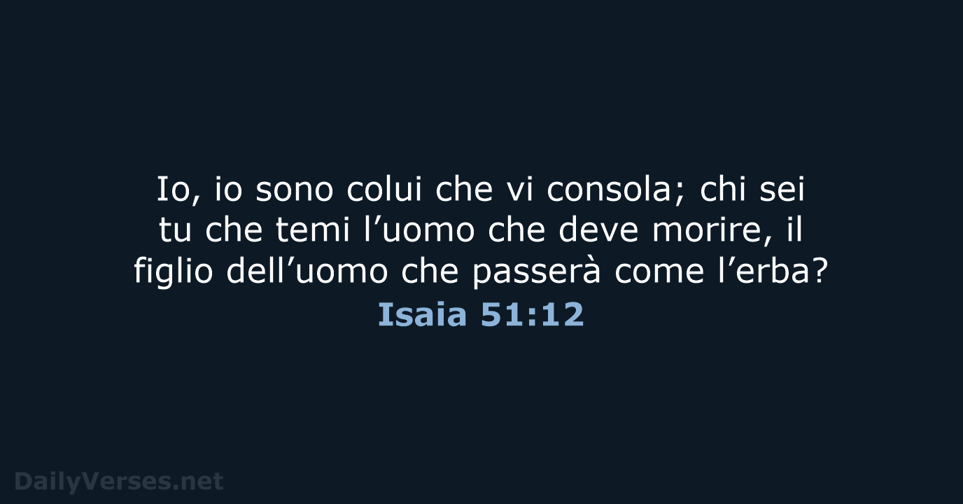 Isaia 51:12 - NR06