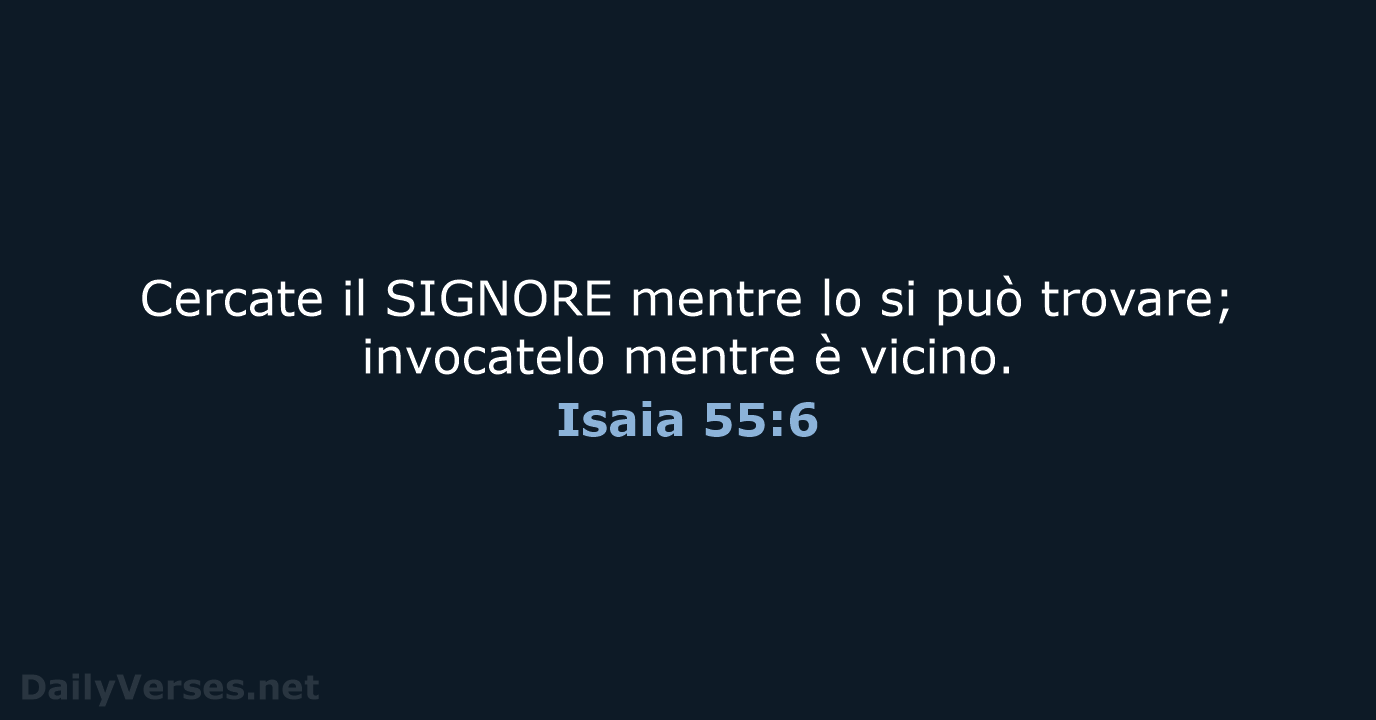 Isaia 55:6 - NR06